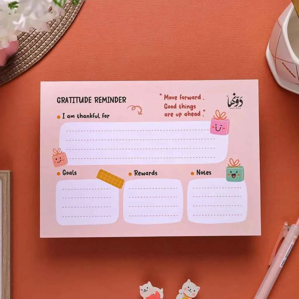Grateful - To-Do pad english Dawenha | دونها