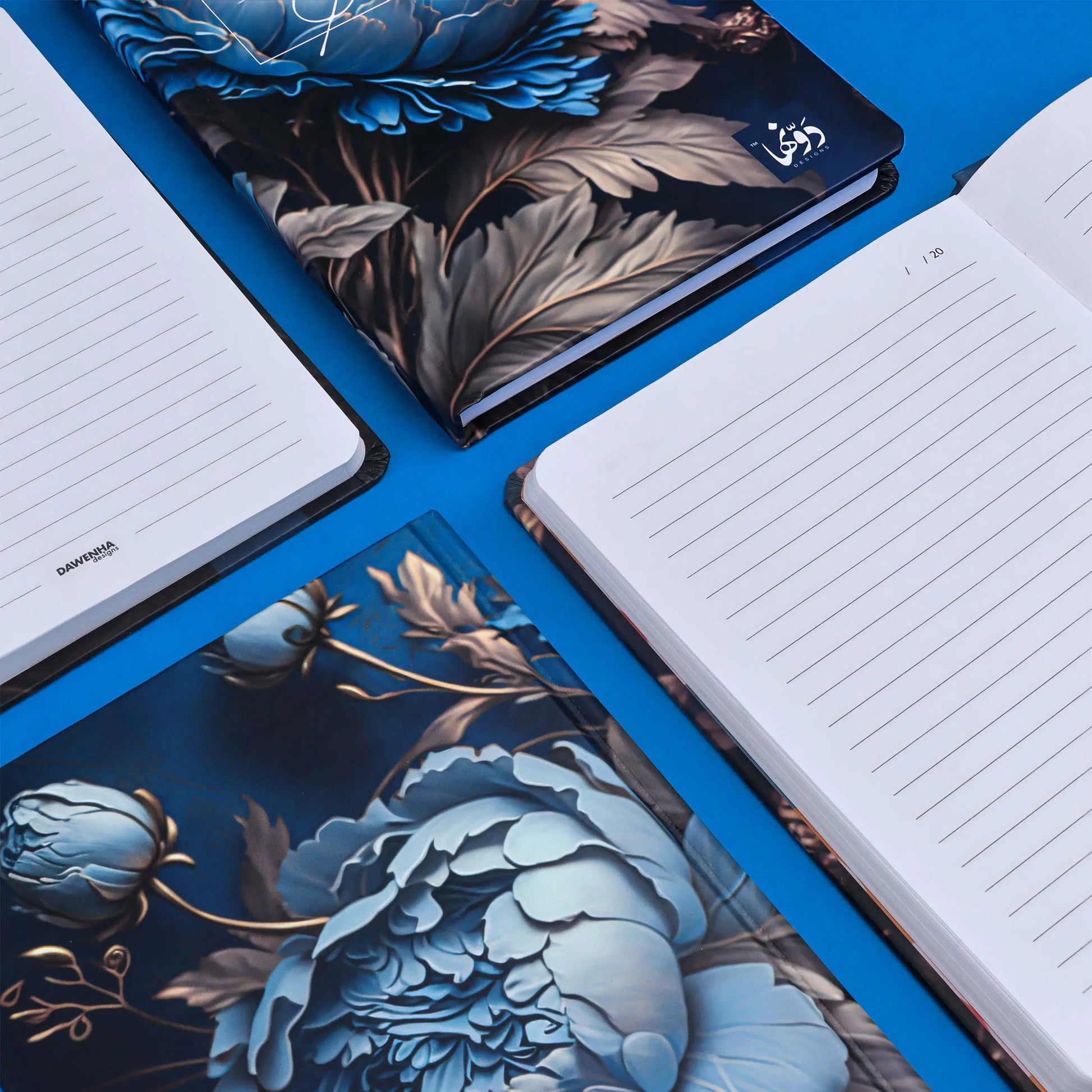Golden Royal | Safezone Notebook (Wired / HardCover) Dawenha | دونها