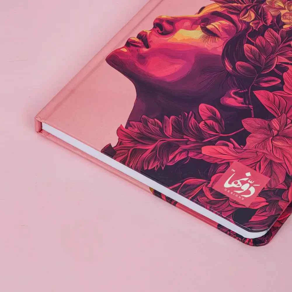 Pinky Hippie | Safezone Notebook (Wired / Hardcover) Dawenha | دونها