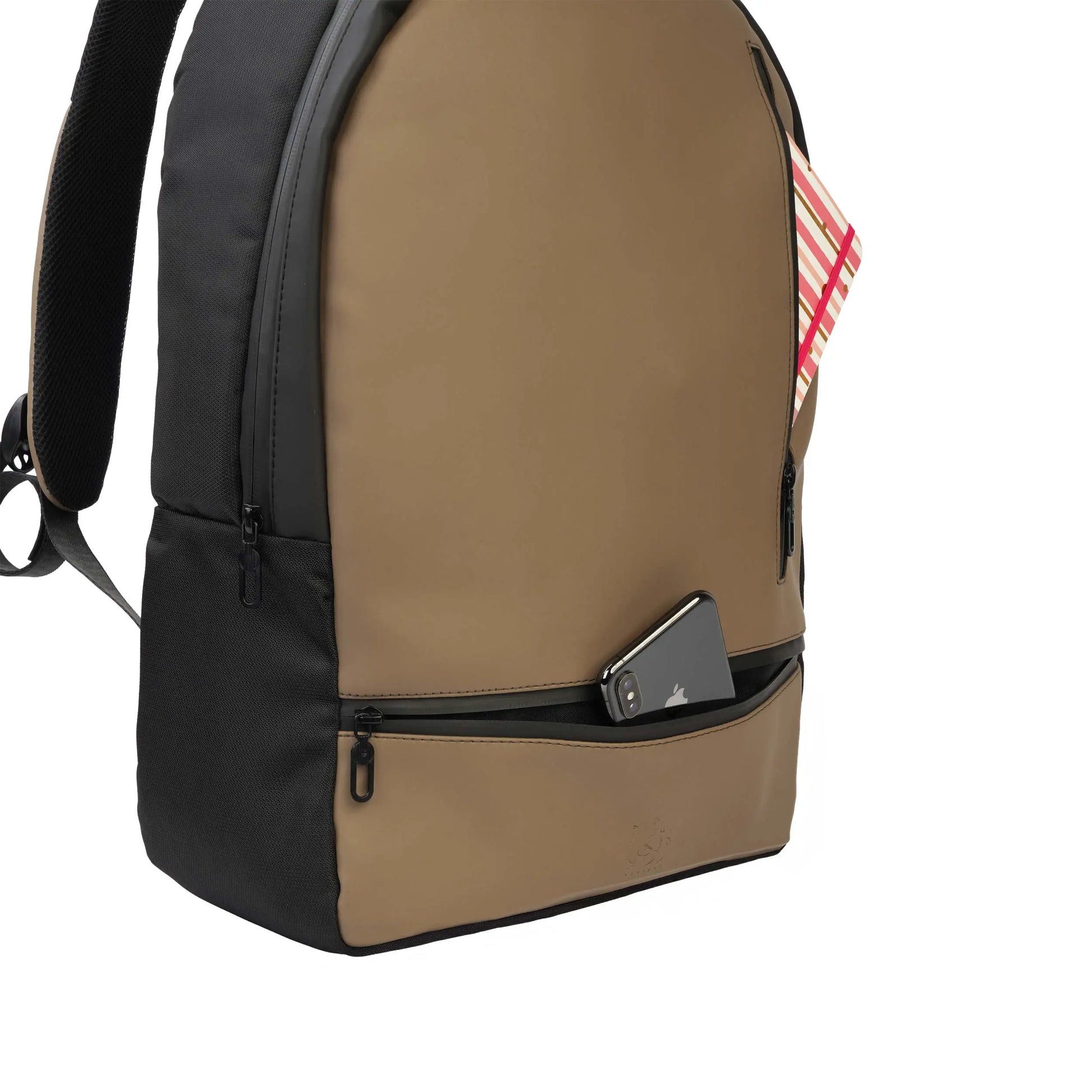 Leather Backpack | Brown bags Dawenha | دونها
