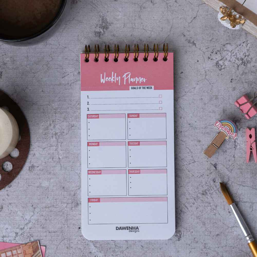 Charcoal Weekly Planner Dawenha | دونها