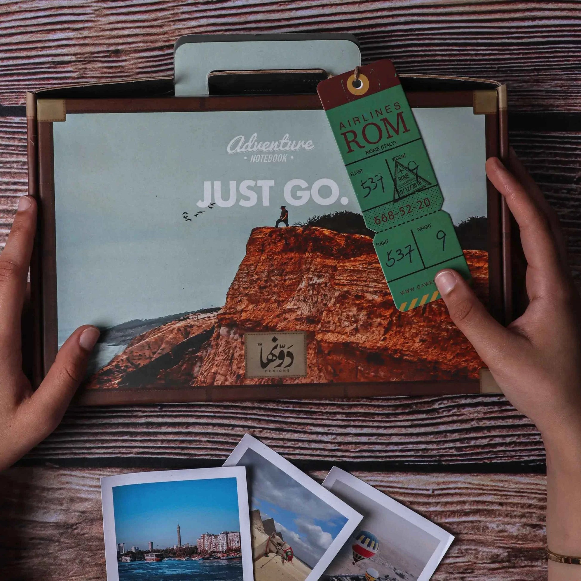 Just Go | Adventure Pack notebook Dawenha | دونها