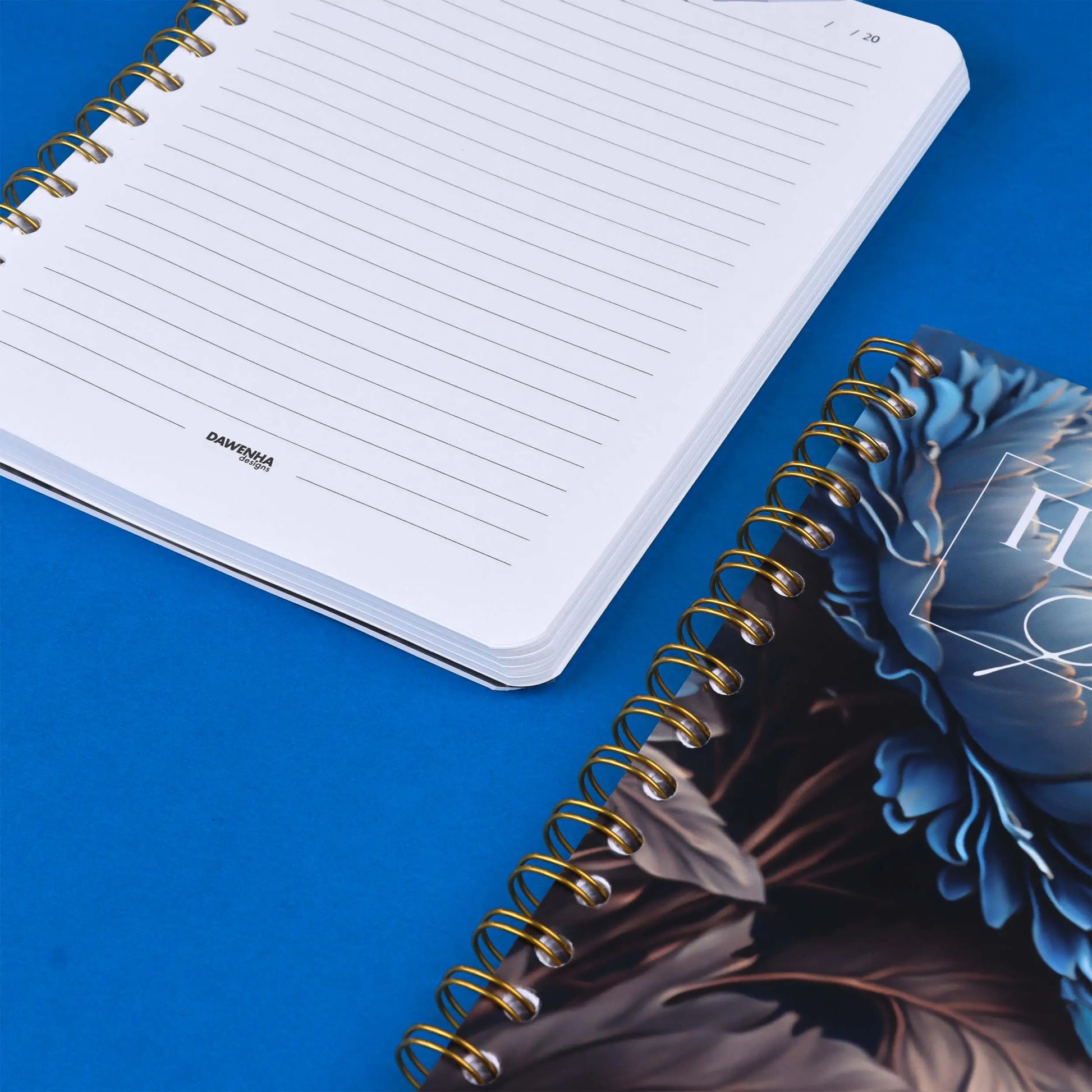 Golden Royal | Safezone Notebook (Wired / HardCover) Dawenha | دونها