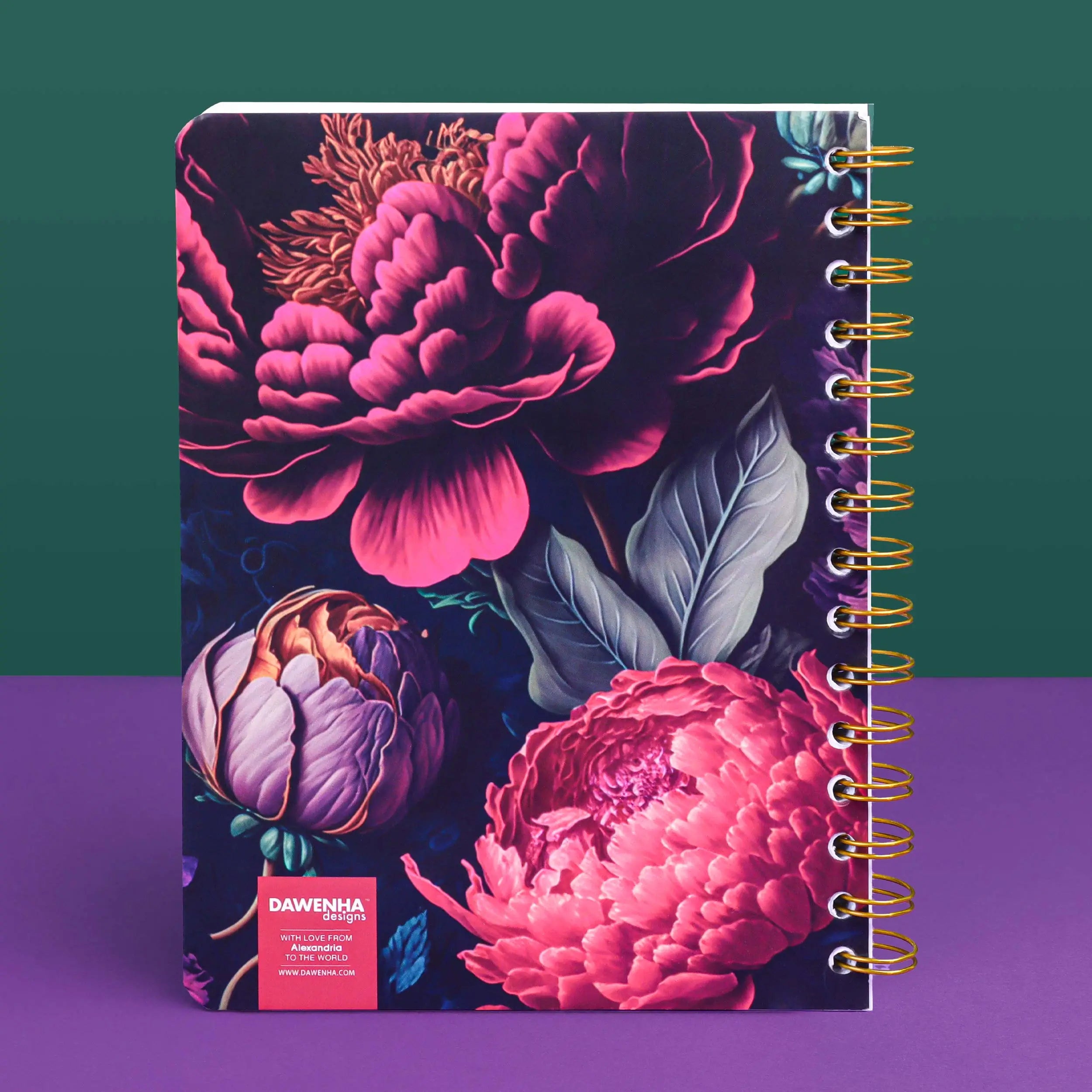 Floral Symphony | Safezone Notebook (Wired / HardCover) Dawenha | دونها
