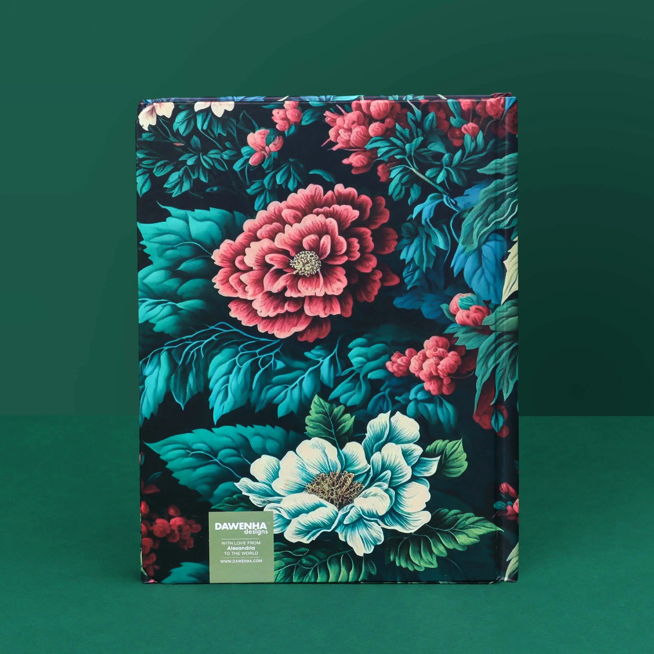 Botanical Green | Safezone Notebook (Wired / HardCover) Dawenha | دونها