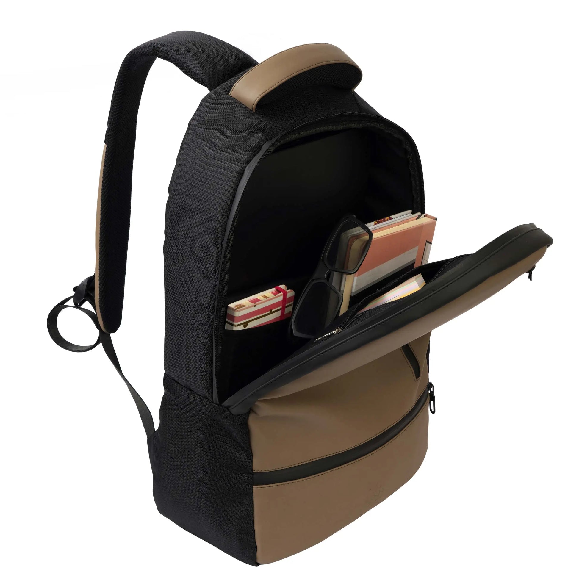Leather Backpack | Brown bags Dawenha | دونها