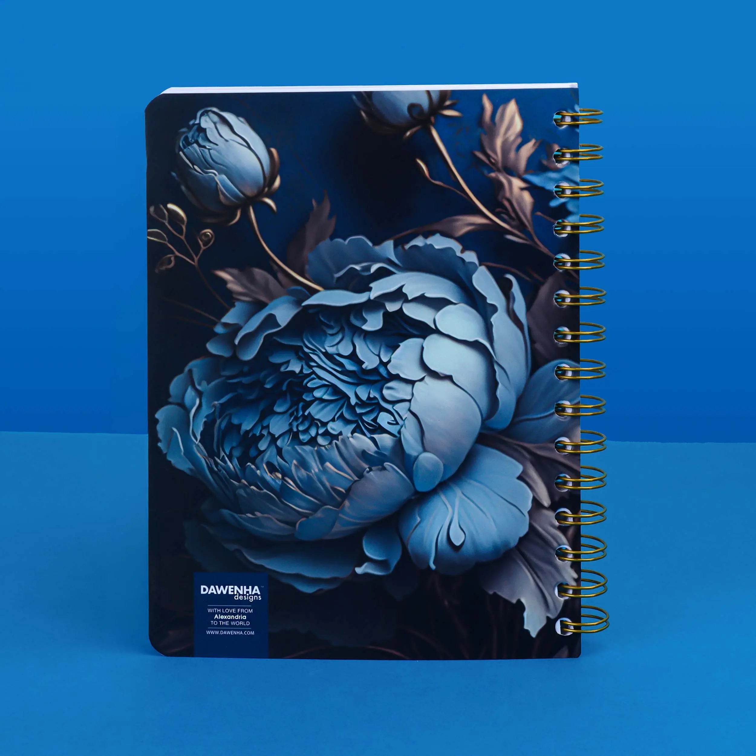 Golden Royal | Safezone Notebook (Wired / HardCover) Dawenha | دونها