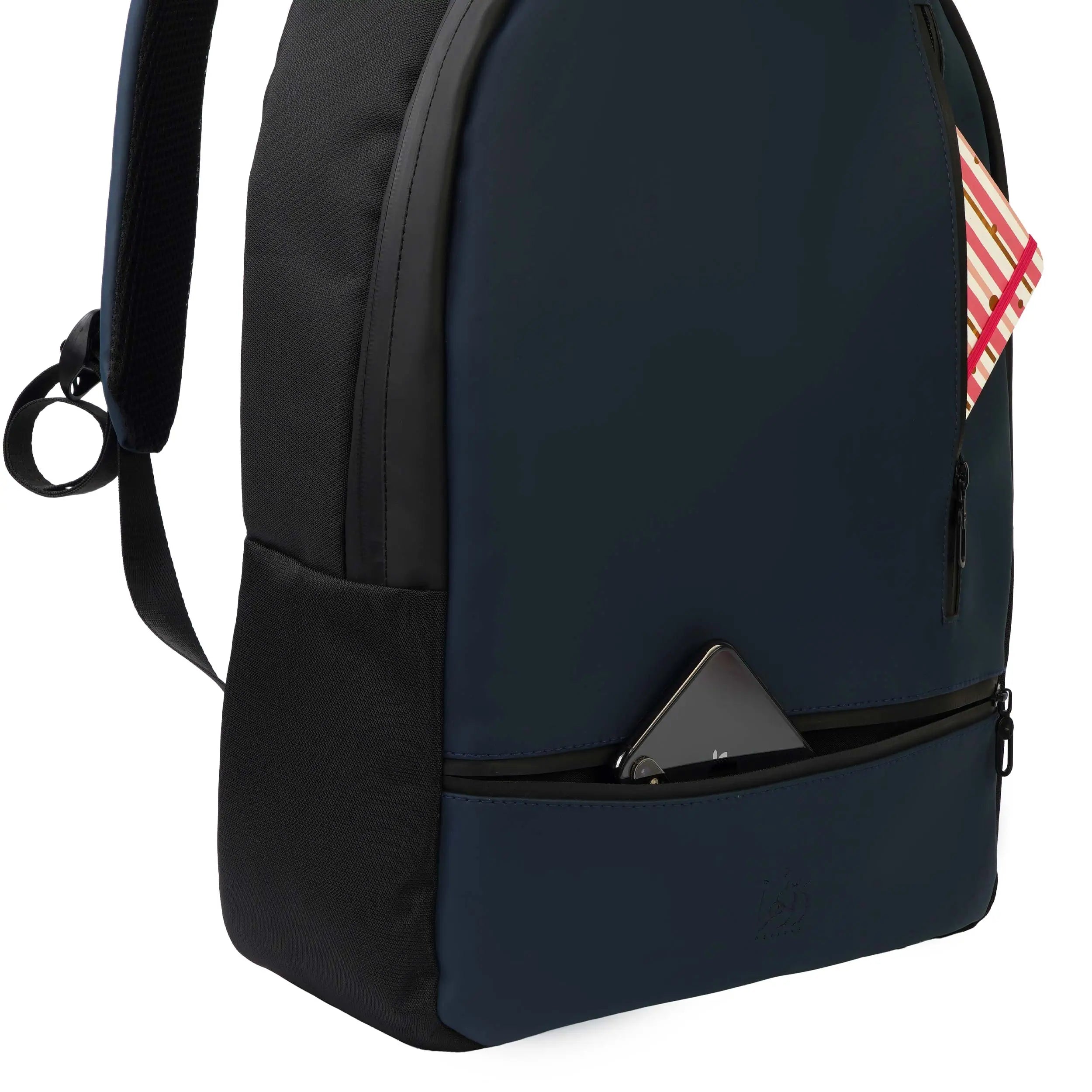 Leather Backpack | Navy blue bags Dawenha | دونها