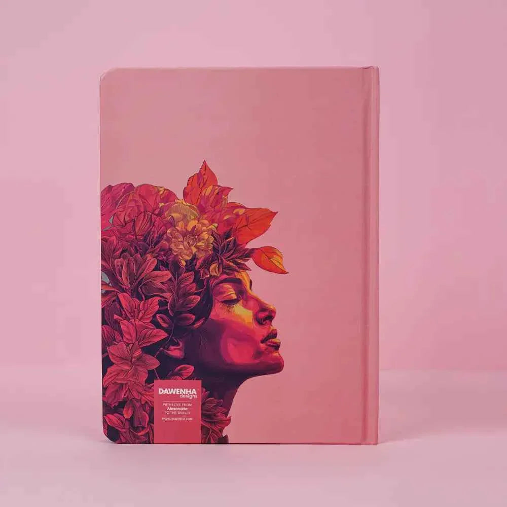 Pinky Hippie | Safezone Notebook (Wired / Hardcover) Dawenha | دونها
