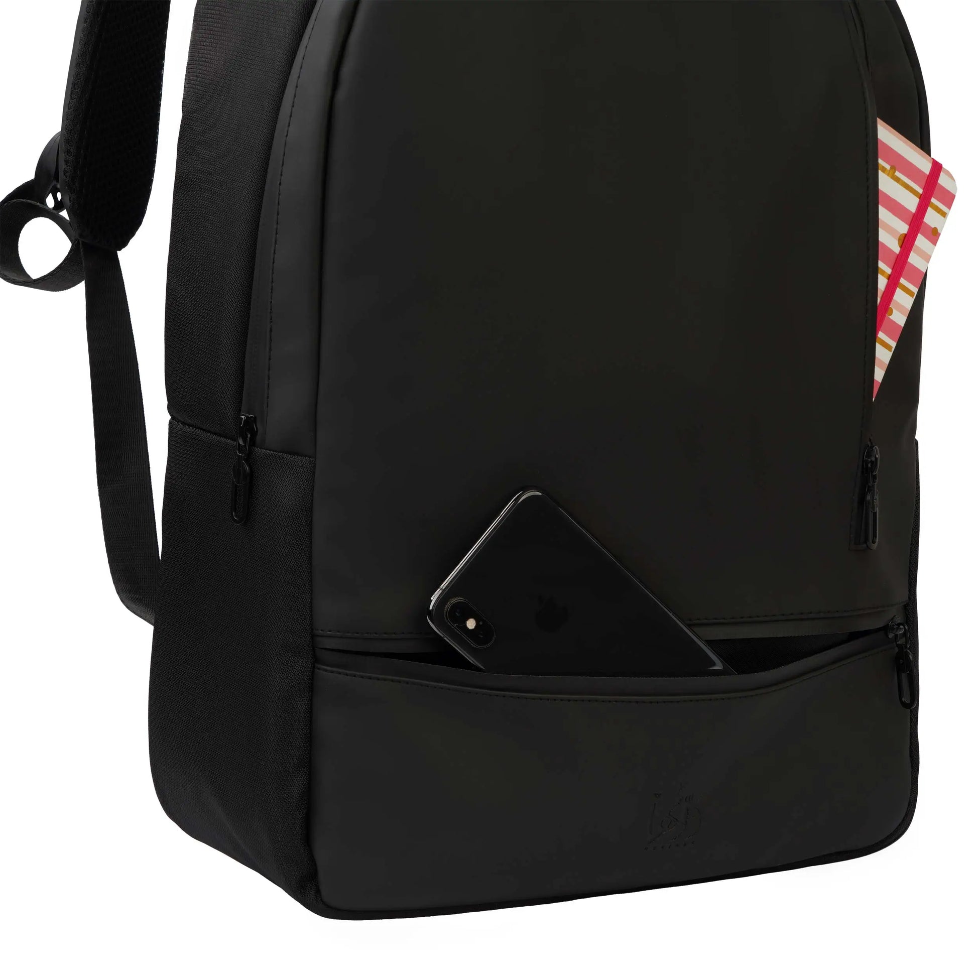 Leather Backpack | Black bags Dawenha | دونها