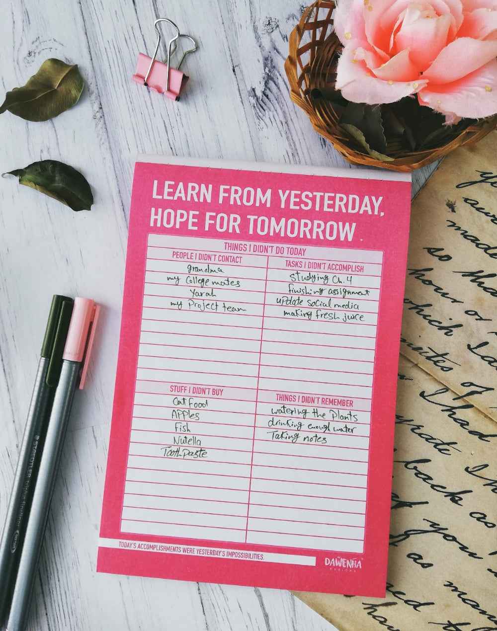 Learn from yesterday Dawenha | دونها
