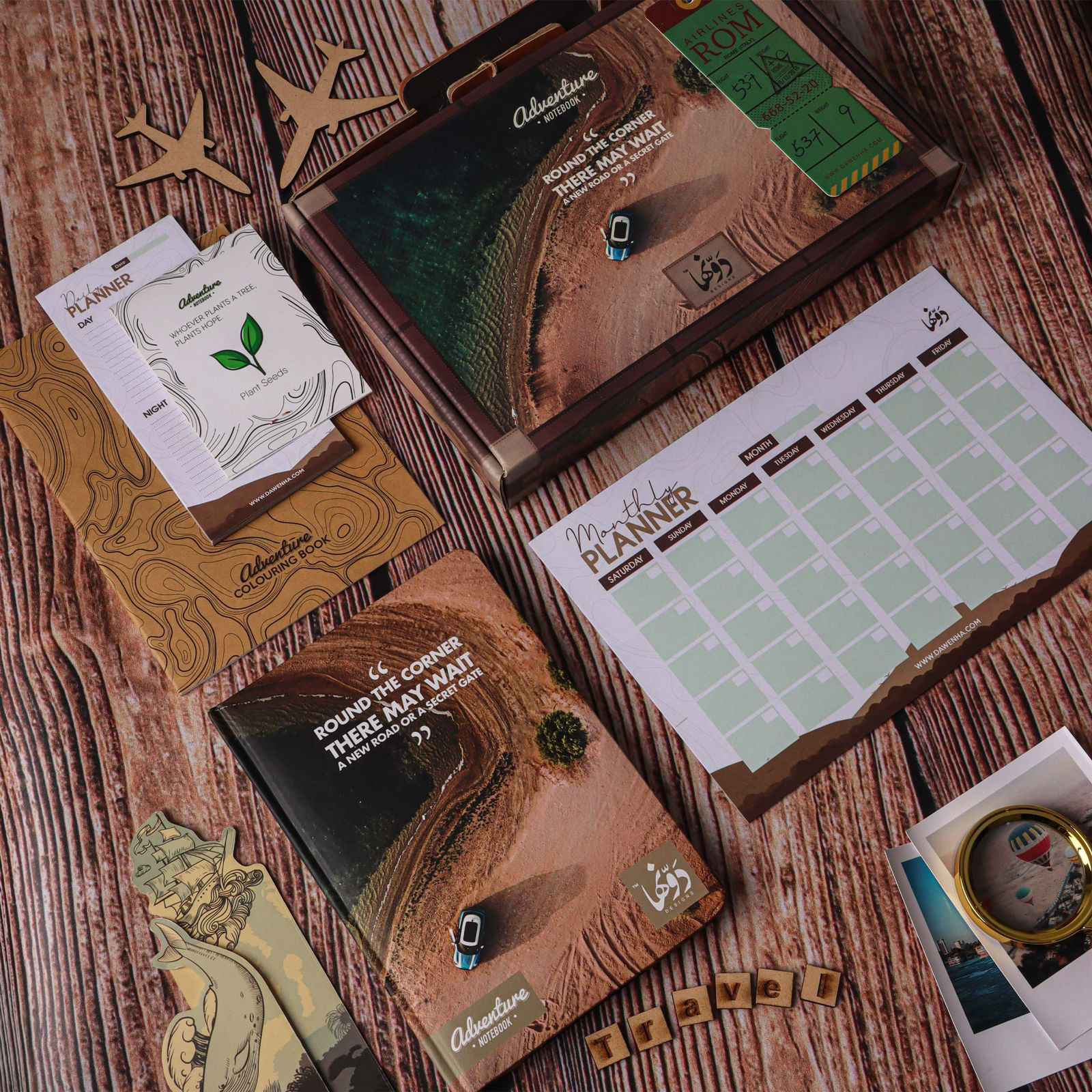 Round The Corner | Adventure Pack notebook Dawenha | دونها