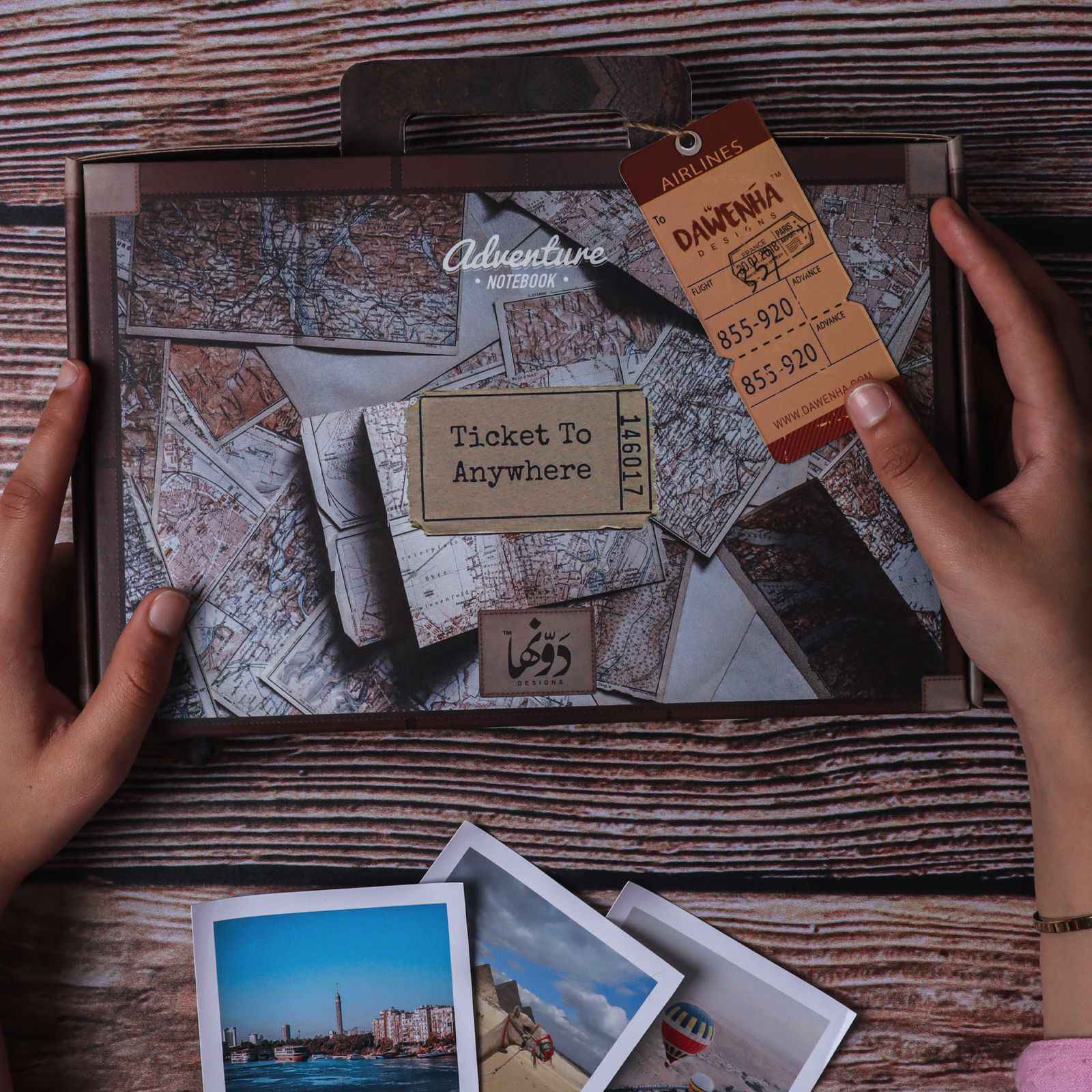 Ticket To Anywhere | Adventure Pack notebook Dawenha | دونها