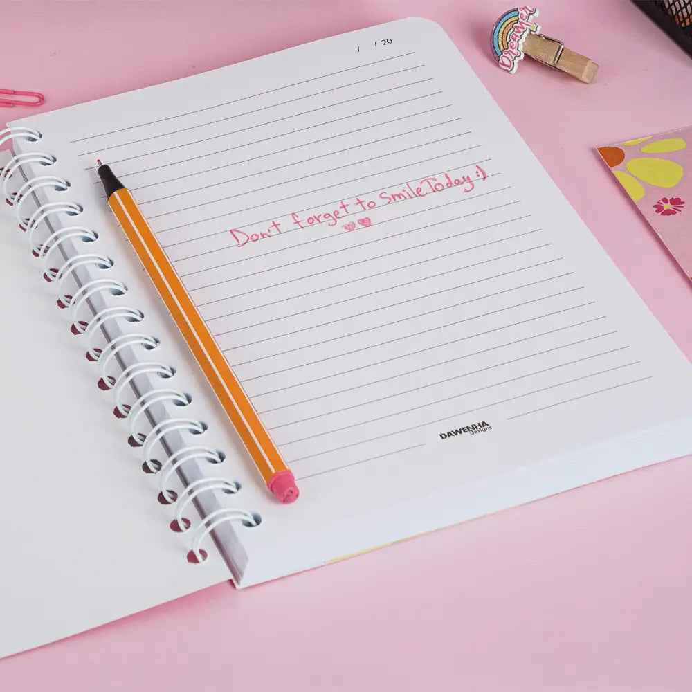 Breathe Deeply | SafeZone Notebook (Wired / HardCover) Dawenha | دونها