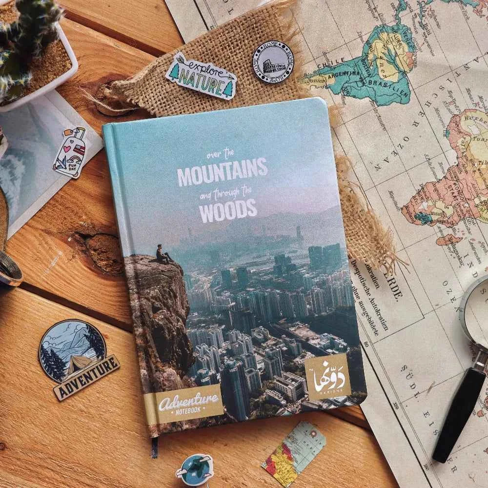 Over The Mountains | Adventure Notebook notebook Dawenha | دونها