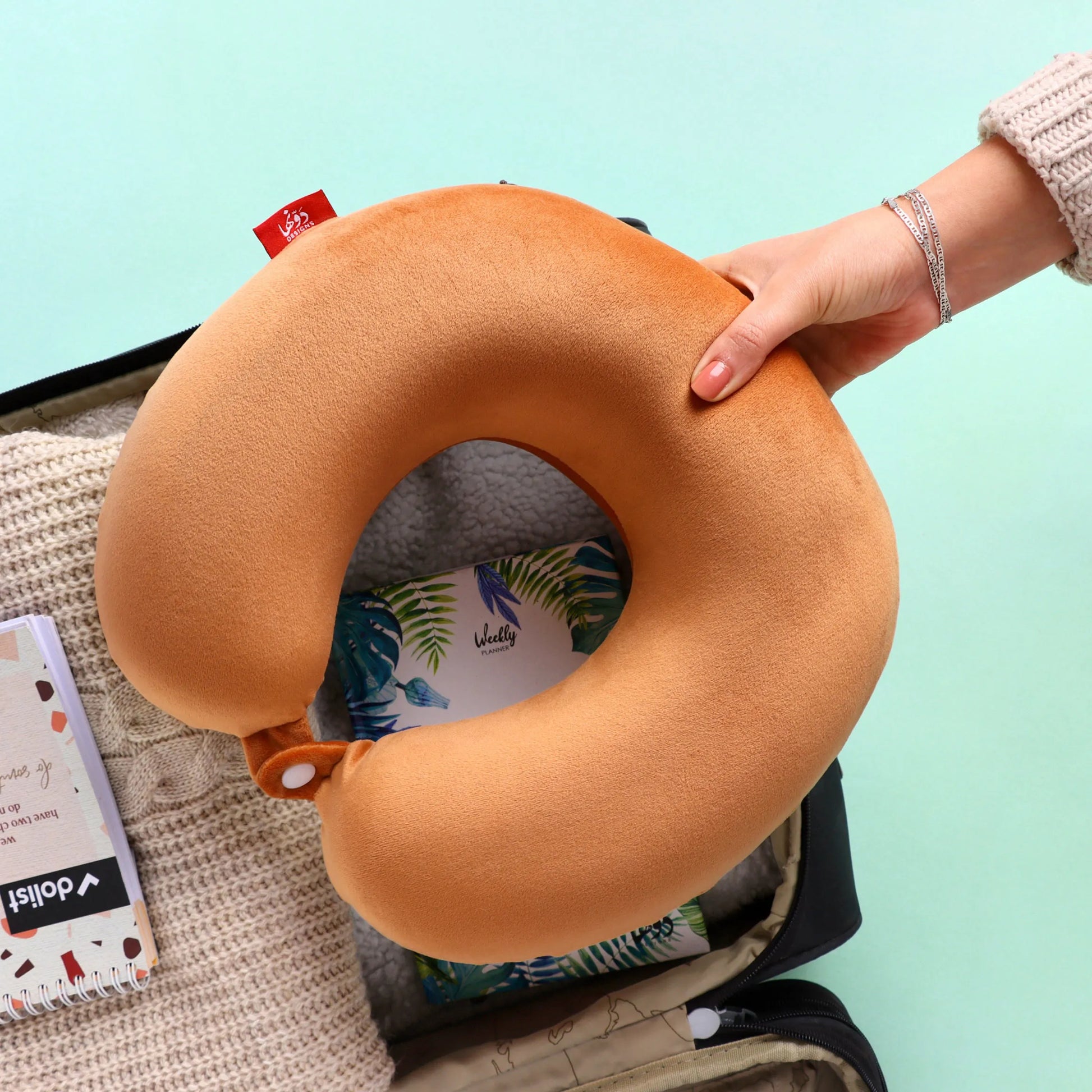 Neck Pillow By Dawenha | Camel pillow Dawenha | دونها