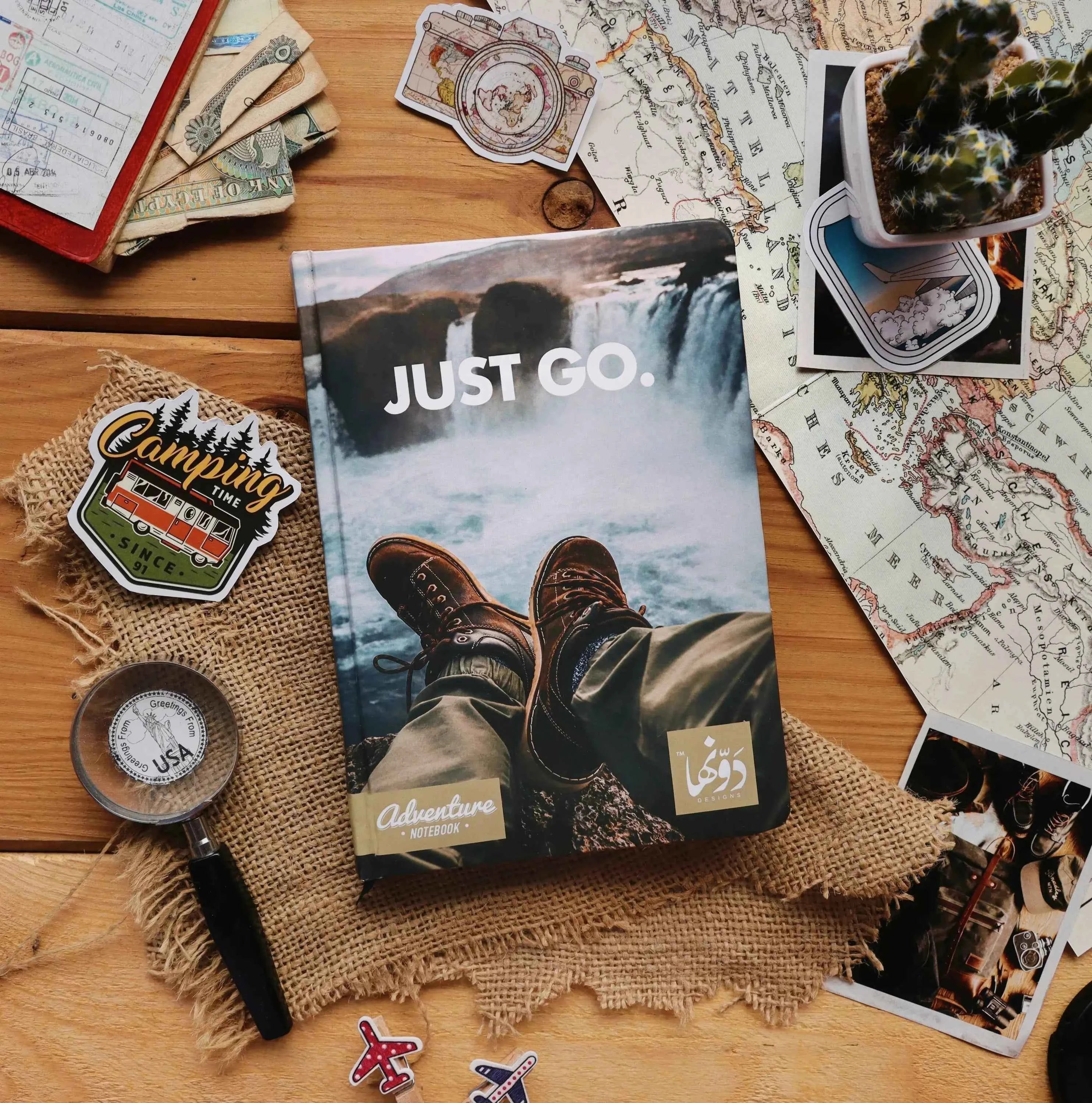 Just Go | Adventure Pack notebook Dawenha | دونها